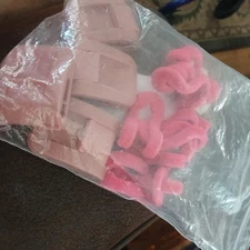 JOY MANGANO HUGGABLE HANGERS MINI CASCADING HOOKS & original clips pink 12 free