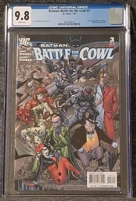 Batman Battle for the Cowl #3 (2009), CGC 9.8 Three of Three Connecting Covers 
