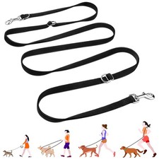 Hands Free Dog Leash, Heavy Duty Waist Leash for Dog Walking Running, Adjusta...