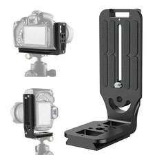 (Real Single) DSLR L Bracket Quick Release Plate Vertical Horizontal Switchin...