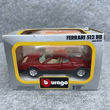 Vintage Ferrari 512 Bb Bburago 124 Scale Diecast Model Code 0133 Italy 1978