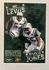 Vintage NY JETS MO LEWIS MARVIN JONES DAY  Poster 7.5”x10” September 18 2005 — photo 1