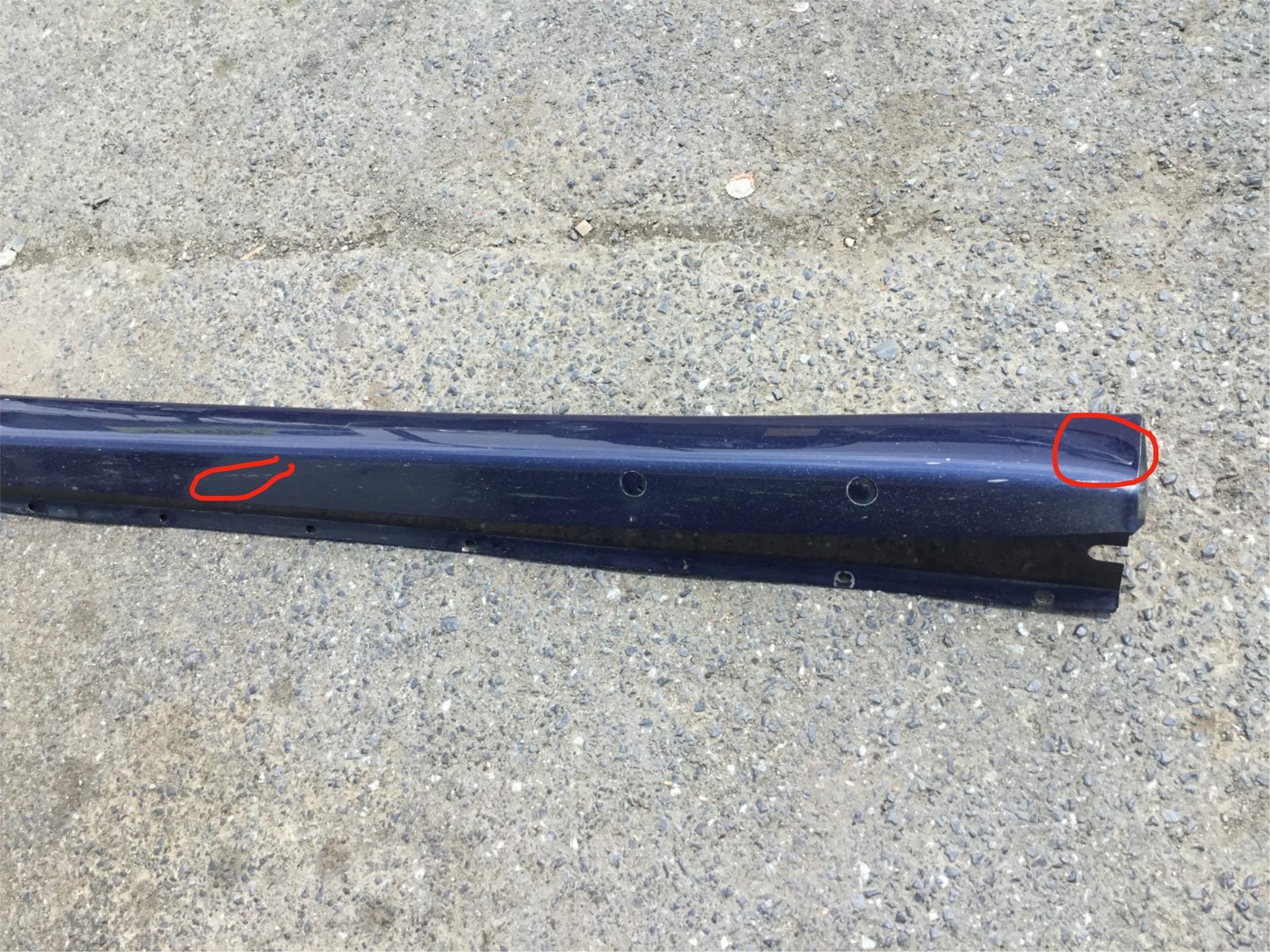 Maserati Coupe GT 2003 Left Driver Rocker Skirt Panel Trim Molding 02-06 ;:Y
