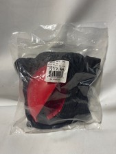 Jack&rsquo;s Blinker Hood w/no Ears, Black with Red Sewn on half Cups, Racing blinder