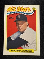 Roger Clemens Topps 1989 All Star American League - Boston Red Sox