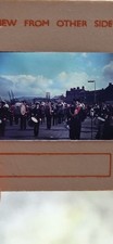 Old Photograph Slide Douglas Carnival Marching Band  1960s Isle Of Man