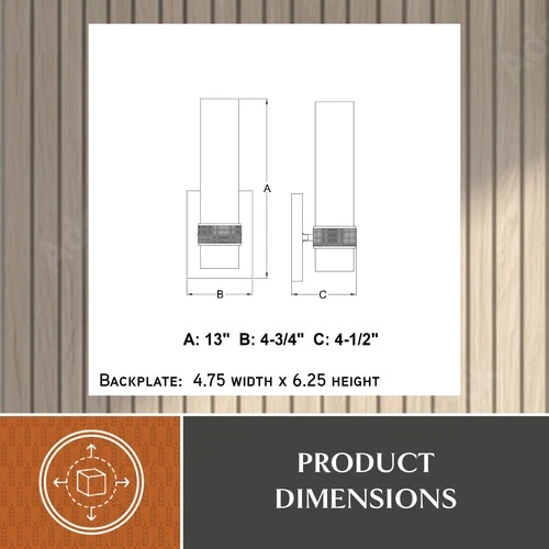 Vaxcel Lighting W0428 Bari 13" Tall Bathroom Sconce - Black - Picture 4 of 12