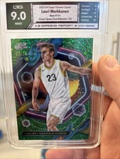2023-24 Topps Chrome Cosmic Green Space Dust Refractor /75 Lauri Markkanen 