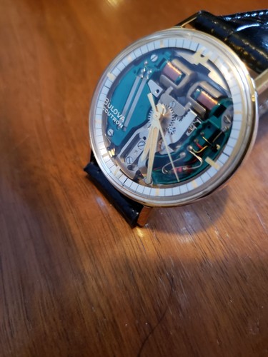 ACCUTRON BULOVA GF CASE SERVICED! NEW CELL 1966 - Afbeelding 9 van 10