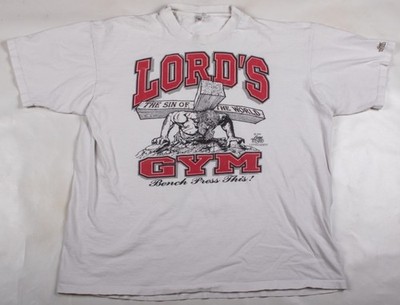 Vintage 1990 Lord's Gym Jesus Living Epistles Light Distressed