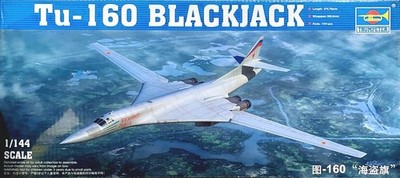 Trumpeter 1:144 Tu-160 Blackjack Bomber Plastic Model Kit 03906