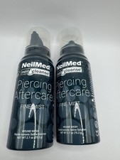 NeilMed NeilCleanse Piercing Aftercare Fine Mist Spray Travel Duo - 2 Pack