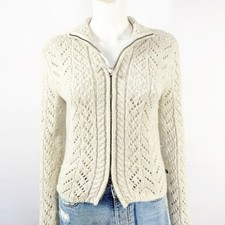 Abercrombie Fitch Gray Cardigan Sweater Size M Casual Winter Comfy Knit