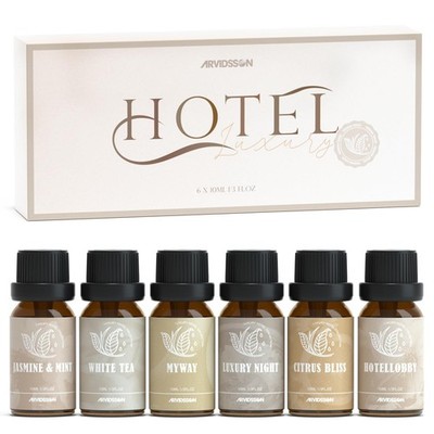 ARVIDSSON Hotel Diffuser Oils Gift Set - 2 Fl Oz (Pack of 1), Beige