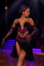 Swan lake latin dance dress competition