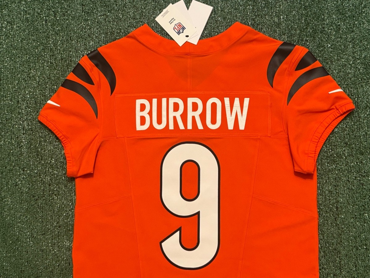 Joe Burrow Cincinnati Bengals Orange Nike Vapor F.U.S.E. Elite