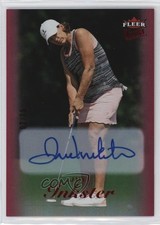 2023 Fleer Ultra Red Rainbow Auto 3/25 Juli Inkster #24 Auto 6o2