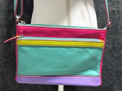 ili Vibrant & Colorful Leather Crossbody