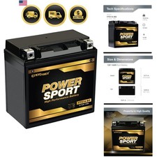 12V 14Ah Lead Acid Battery for ATV Scooter Motorcycle Powersport Vehicles