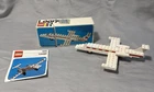 Vintage 1975 LEGOS et #455 Learjet, Original Box Instructions & Sticker Sheet