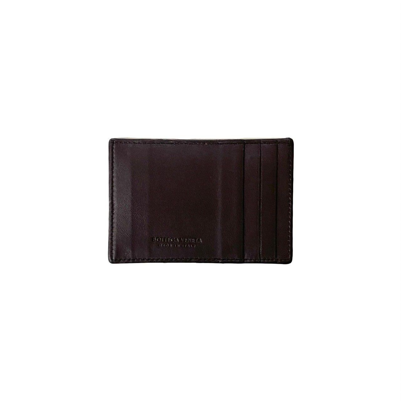 Bottega Veneta Intrecciato Leather Card Case Purple thumbnail 2