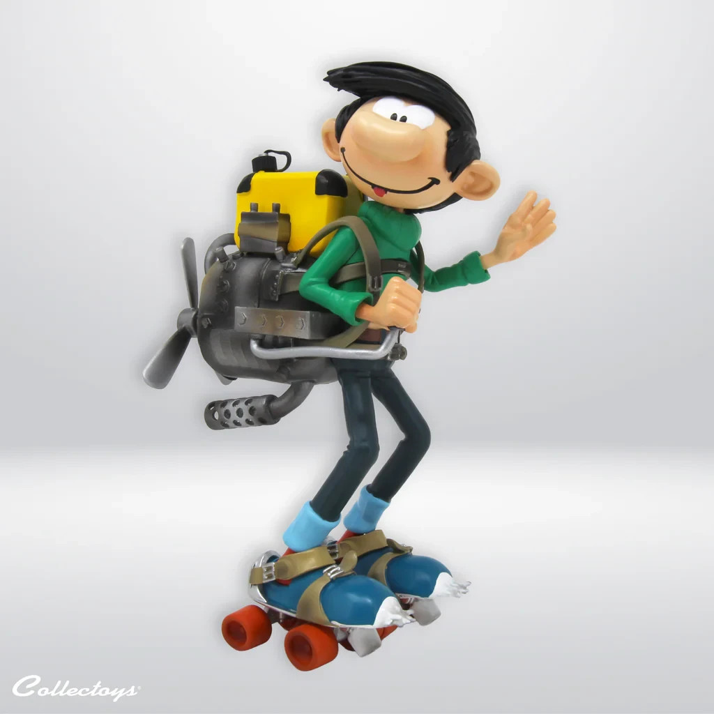 Gaston Lagaffe Gaston Motor Shoe Invention Plastoy 16 Cm