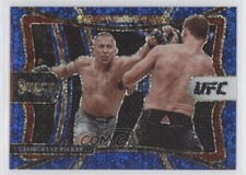 2021 Panini Select UFC Premier Level Blue Disco Prizm 8/99 Georges St-Pierre 1u6