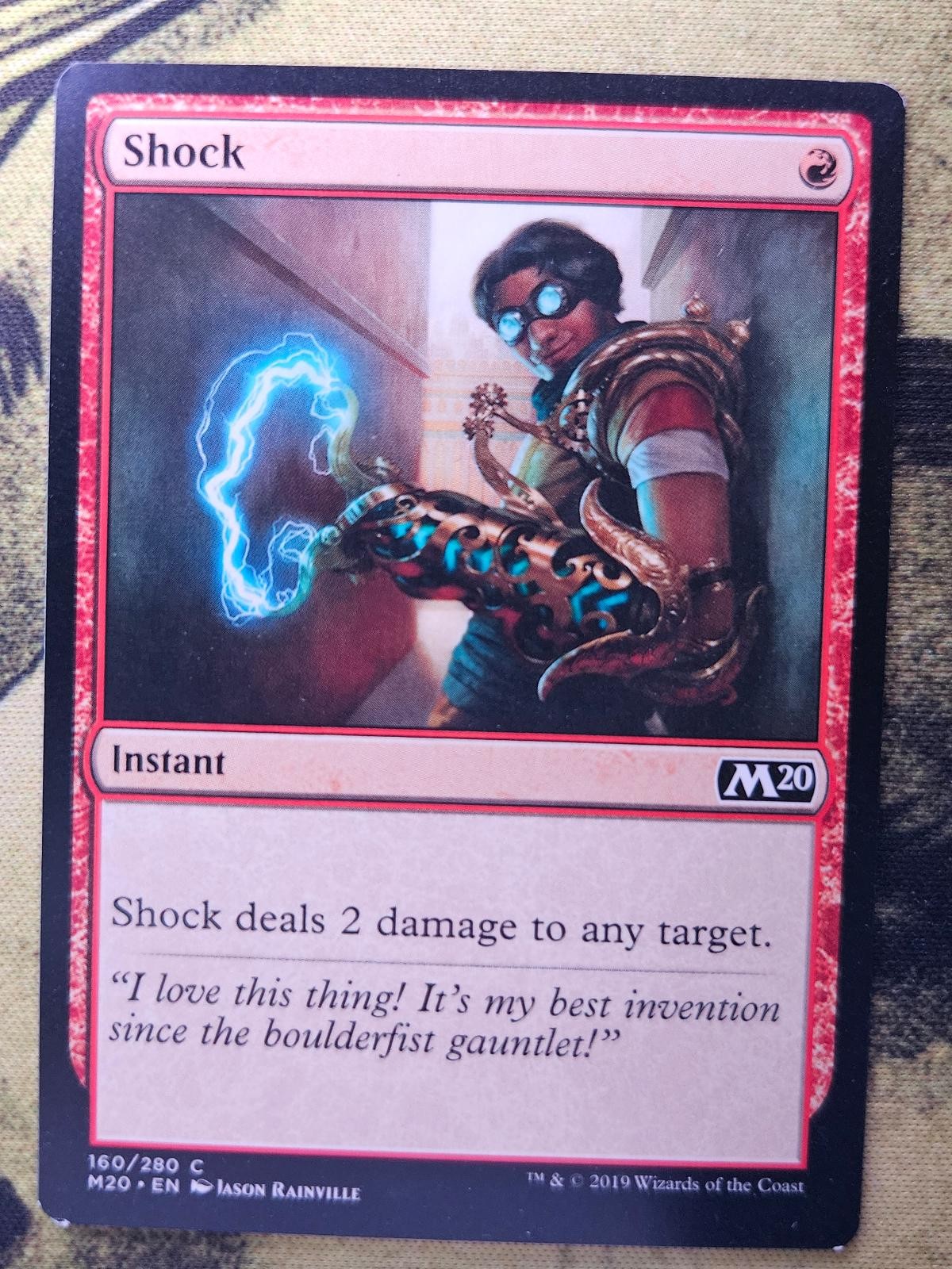 Shock 160 Common Core Set 2020 Magic: The Gathering Moderately Played