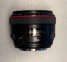 Canon EF 50mm f/1.2L USM Standard Lens - Used