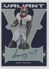 2018 Leaf Valiant Navy /25 Sony Michel #BA-SM1 Auto uk2