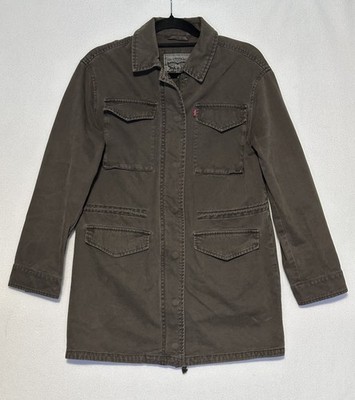 Levi s Utility Gorpcore Field Jacket Womens Small Parka Streetwear Cinch Waist