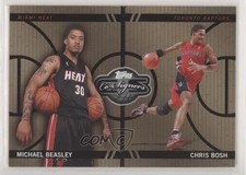 2008 Co-Signers Changing Faces Gold 121/199 Michael Beasley Chris Bosh HOF 0q0