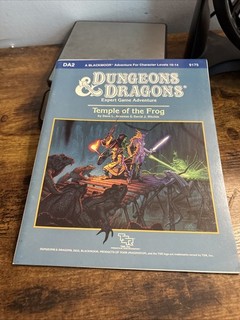 Dungeons & Dragons Module DA2 Temple Of The Frog TSR9175 1st Edition 1986 RARE