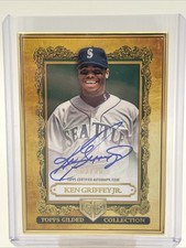 Ken Griffey Jr.,Seattle Mariners Topps Gilded Autograph Emerald /25 (GOG-KG)