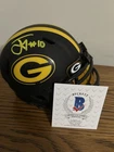 Green Bay Packers Mini Helmet Signed By Jordan Love