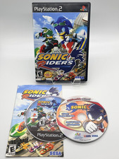 Sonic Riders Playstation 2 PS2 Sonic X DVD Variant 2-Disc Set RARE COMPLETE 