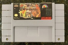 🔥 Vintage SNES WWF Super Wrestlemania LJN Game Only - TESTED CLEANED WORKS!