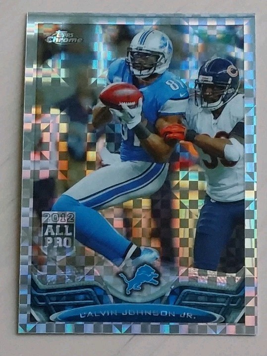 2013 Topps Chrome - Calvin Johnson #200 Prism Refractor /260
