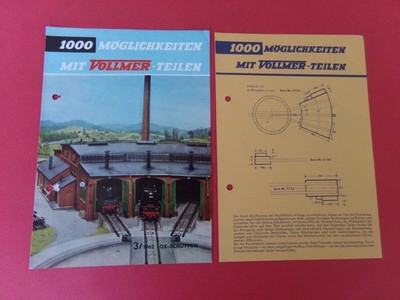 VOLLMER 1000 MÖGLICHKEITEN RINGLOKSCHUPPEN DREHSCHEIBE BAUANLEITUNG BW