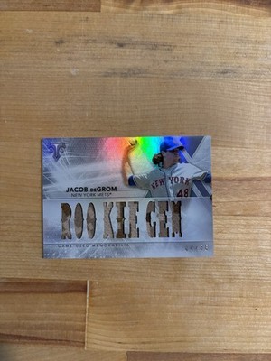 2018 Topps Triple Threads - Jacob deGrom Game-Used Memorabilia #TTR-JDE /36