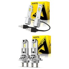 AUXITO H1 H7 LED Headlight Bulbs High Low Beam 40000LM 6500K White M