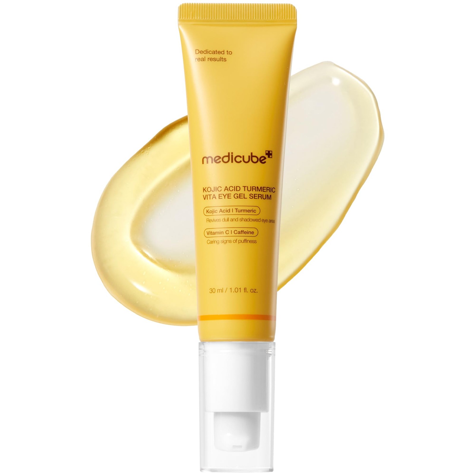 Eye Serum with Kojic Acid Turmeric | All-Day Brightening Eye Gel Serum | Refr...