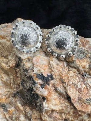 Montana Silberschmiede Runde Flora Filigran Ohrstecker - Sterling - Neu