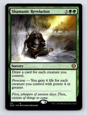Shamanic Revelation R Starter Commander Decks 211 NM