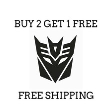Transformers Decepticons Vinyl Die Cut Car Decal - FREE SHIPPING