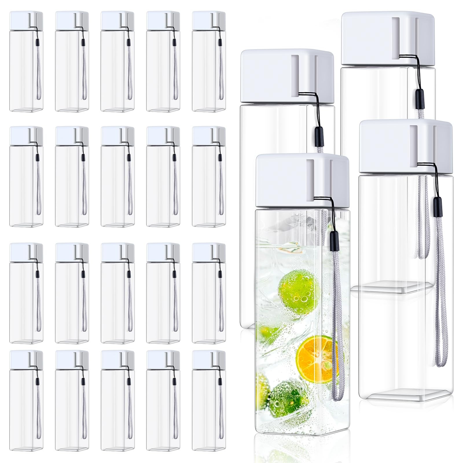 S Bulk 17 Oz Reusable Plastic Water Bottle Spill Proo
