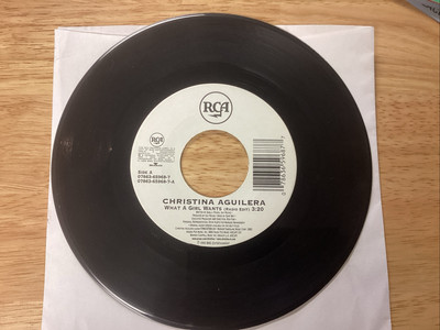 Christina Aguilera ''Genie In a Bottle / What a Girl Wants'' Vinyl 45 Single