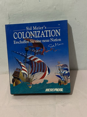 Sid Meier's COLONIZATION: CREATE A NEW NATION (PC CD-ROM) MicroProse IBM 3.5''