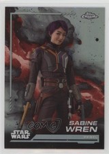 2024 Topps Chrome Star Wars Rebel Rainbow Refractor Sabine Wren 3 02l5