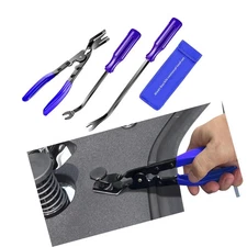 3PCS Car Clip Removal Tool, Trim Removal Tool, Auto Trim Rivet Puller Kit wit...